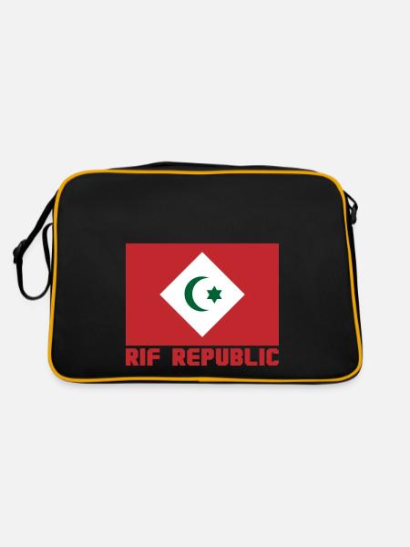 République du Rif - Sac Retro - noir/or - Dos