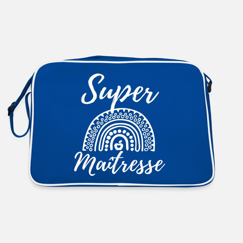 Super maitresse cadeau maîtresse d' école. Sac Retro