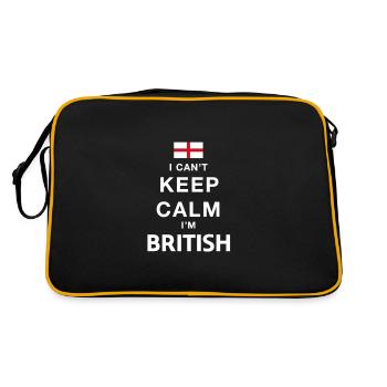 Angleterre - Sac Retro - noir/or - Dos