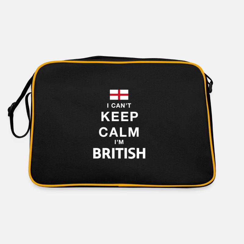 England - Retro Bag - black/gold