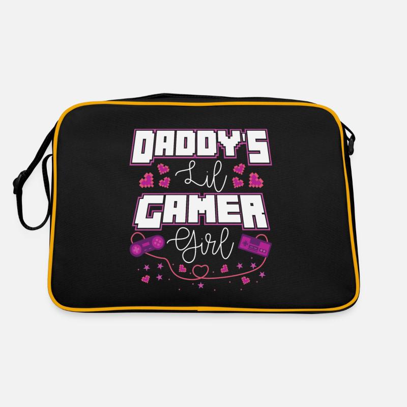 Gamer Girl Gaming Zocker Controller Nerd Gift Sac Retro