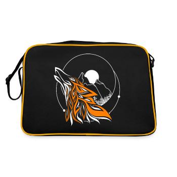 Renard - Sac Retro - noir/or - Dos