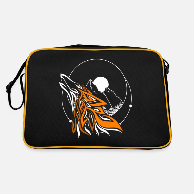 Renard - Sac Retro - noir/or