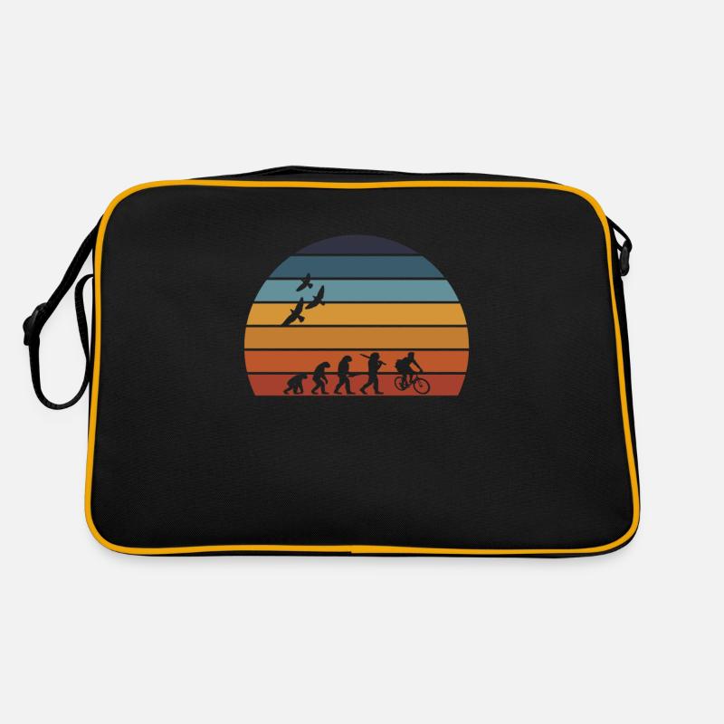 retro vintage sunset évolution CYCLISME Sac Retro