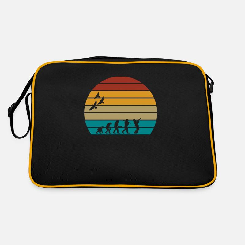 Retro Vintage Sunset Evolution SAXOPHON Retro Tasche