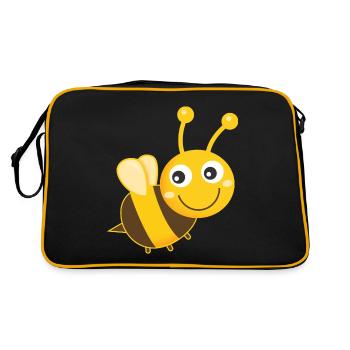 Bee Bees Honey Bee - Retro Bag - black/gold - Back