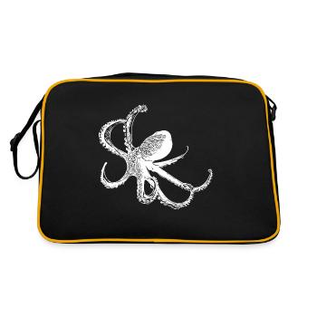Octopus - Octopus - Retro Bag - black/gold - Back