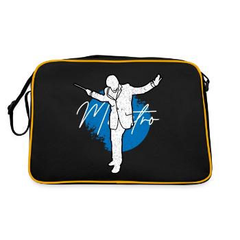 Maestro Conductor Orchestra Classical Music Gift - Retro Bag - black/gold - Back