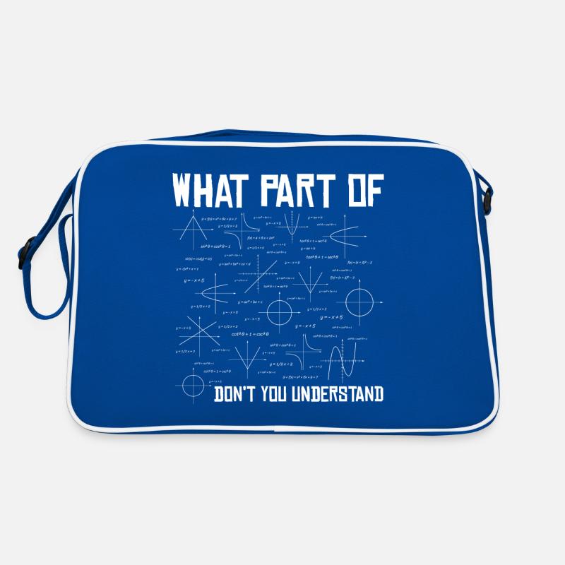 Math math teacher student saying gift Retro Bag