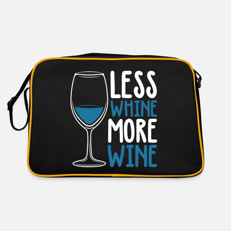 Verre à vin de vin Sac Retro