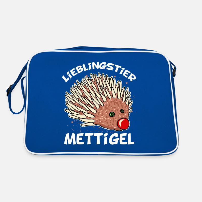 Lieblingstier Mettigel Hackfleisch Hack Igel Retro Tasche