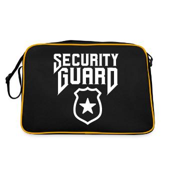 Security officer Security security guard - Retro Bag - black/gold - Back