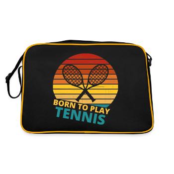 tennis / Tennis / Tennis / Tennis / Tennis jouer - Sac Retro - noir/or - Dos