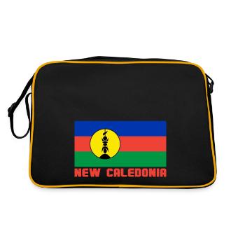 Nouvelle-Calédonie - Sac Retro - noir/or - Dos