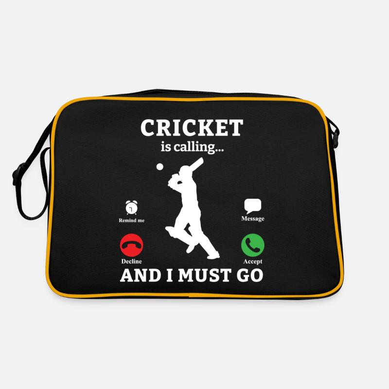 Cricketer CricketEr Cricket Match Cadeau Sac Retro