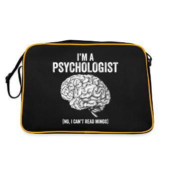 Psychologie psychologue thérapeute cadeau psyché - Sac Retro - noir/or - Dos