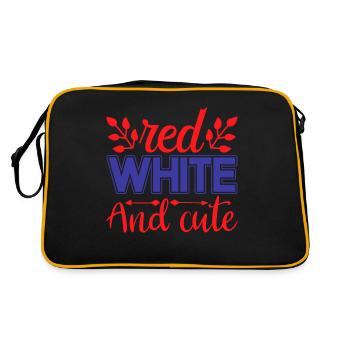 Rouge blanc et mignon - Sac Retro - noir/or - Dos
