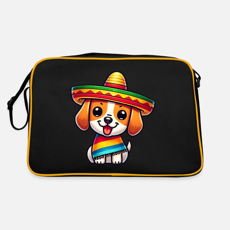 Chien Beagle Cinco de Mayo au Mexique Sac Retro