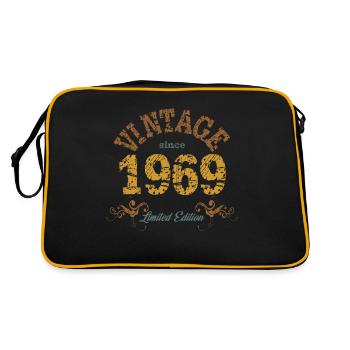 1969 LE Vintage - Sac Retro - noir/or - Dos