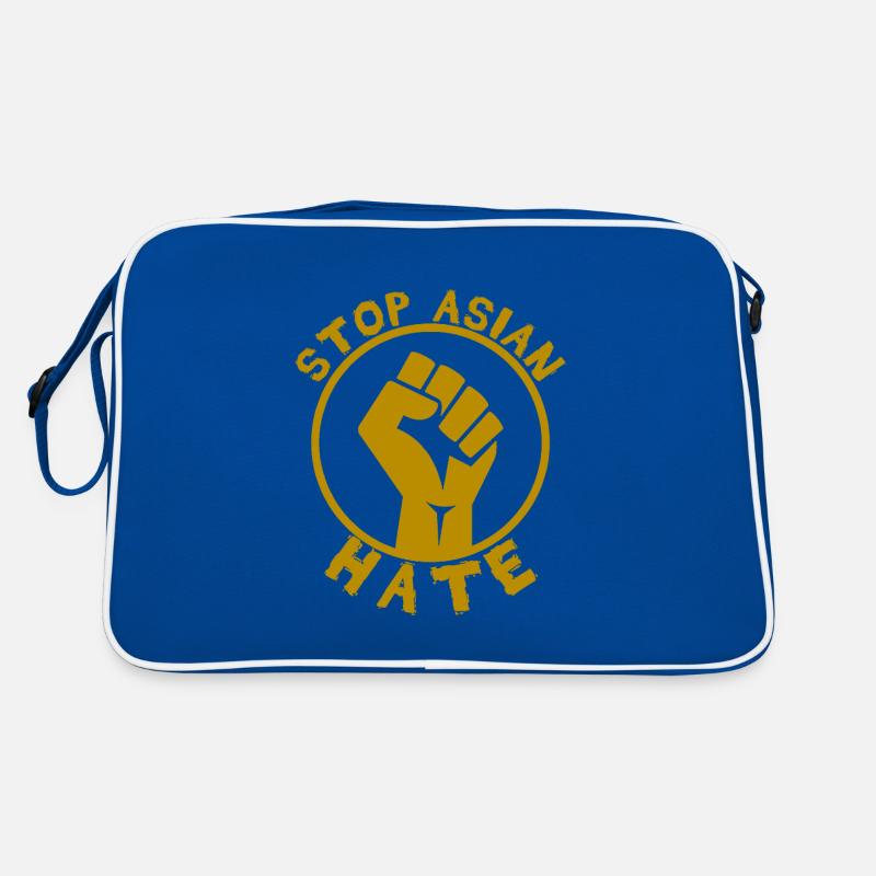 Stop Asian Hate Retro Bag