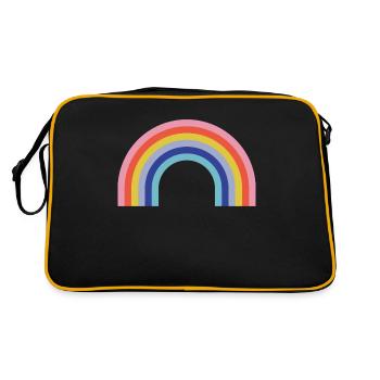 rainbow - Retro Bag - black/gold - Back