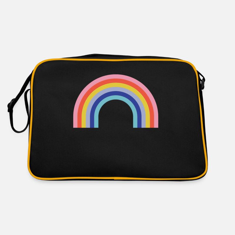 Regenbogen Retro Tasche