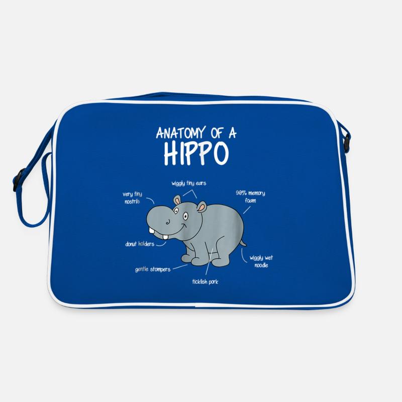 Hippo, Hippo Funny T-shirt Gift Retro Bag
