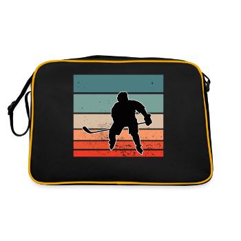 Hockey hockey de - Sac Retro - noir/or - Dos