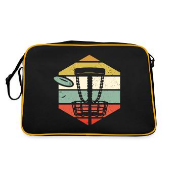 Disc Golf Sports Retro Disc Golf - Retro Bag - black/gold - Back
