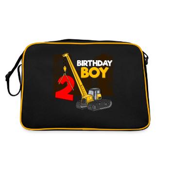 Anniversaire des garçons 2ème anniversaire. - Sac Retro - noir/or - Dos