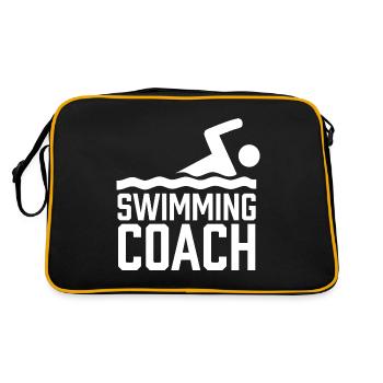 Swimming Coach Swimming Swimming Course Swimming Instructor - Retro Bag - black/gold - Back