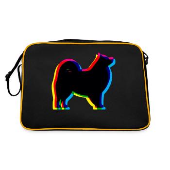 CMYK Samoyed - Retro Bag - black/gold - Back
