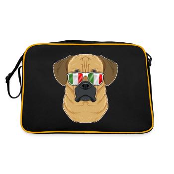 Puggle Italy Sunglasses I Italian Flag - Retro Bag - black/gold - Back