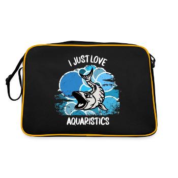 Aquariophiles Poissons Poissons d’ornement Aquaristique - Sac Retro - noir/or - Dos
