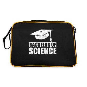 Bachelor of Science BS University Graduate Gift - Sac Retro - noir/or - Dos