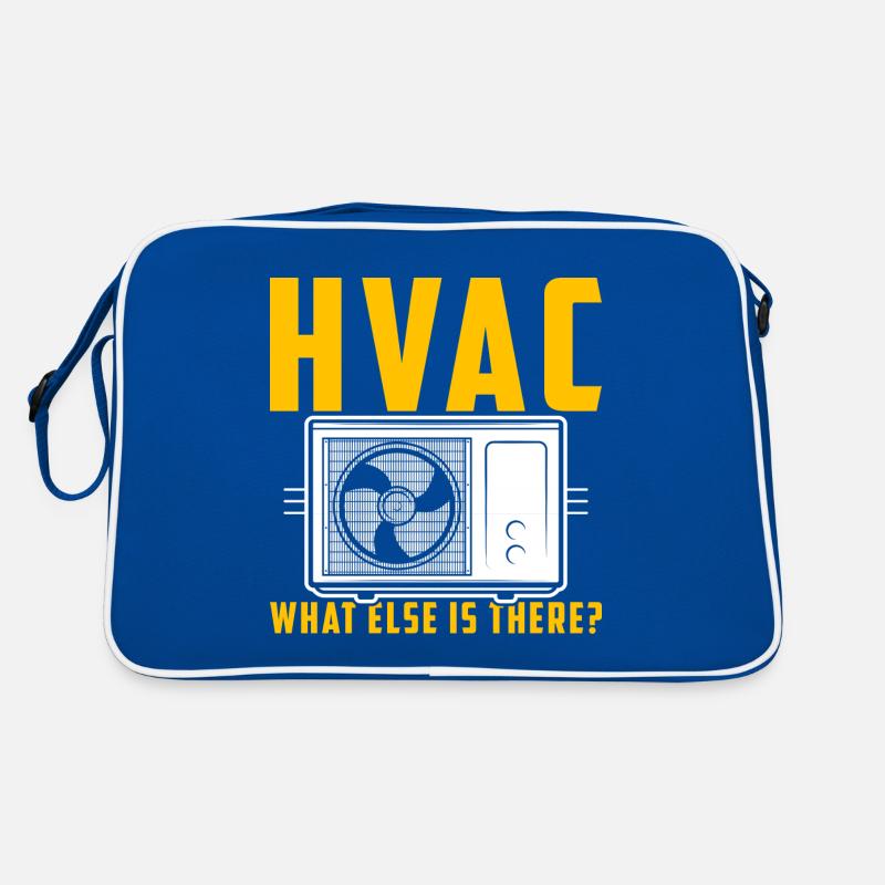 HVAC Saying Gift Calling Technician Fitter Retro Bag