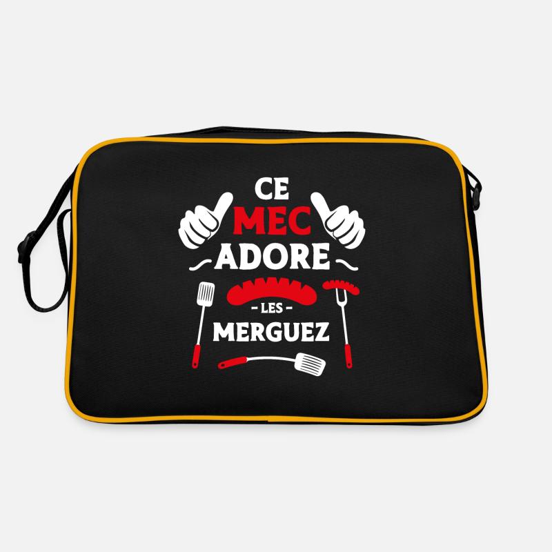 Ce mec adore les merguez Sac Retro