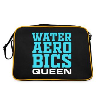 L'aérobic aquatique exercice drôle fitness natation mens - Sac Retro - noir/or - Dos