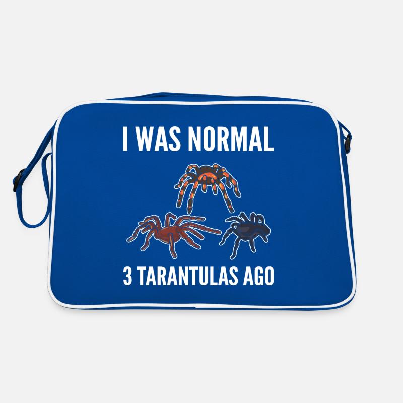 I was normal before 3 tarantles spider lovers Retro Bag
