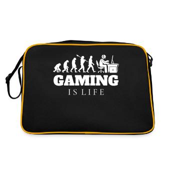 Gaming Gamer Evolution Gift - Retro Bag - black/gold - Back