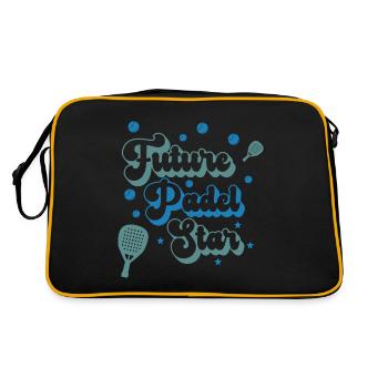 Future Padel Star - Padel Tennis Star - Sac Retro - noir/or - Dos