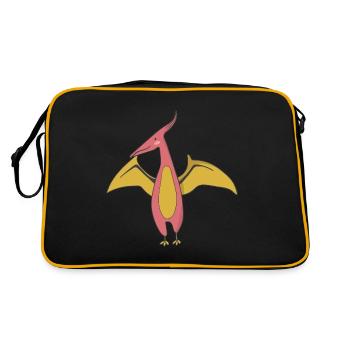 Dinosaur Flugdino - Retro Bag - black/gold - Back