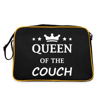 Queen Of The Couch - Retro Bag - black/gold - Back