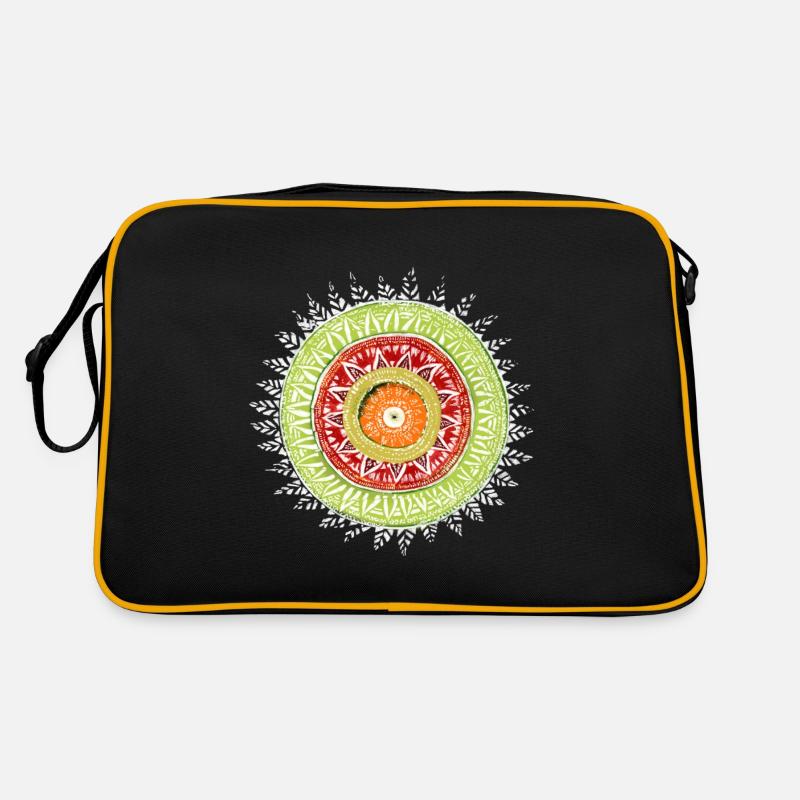 Shamane Circle - Retro Bag - black/gold