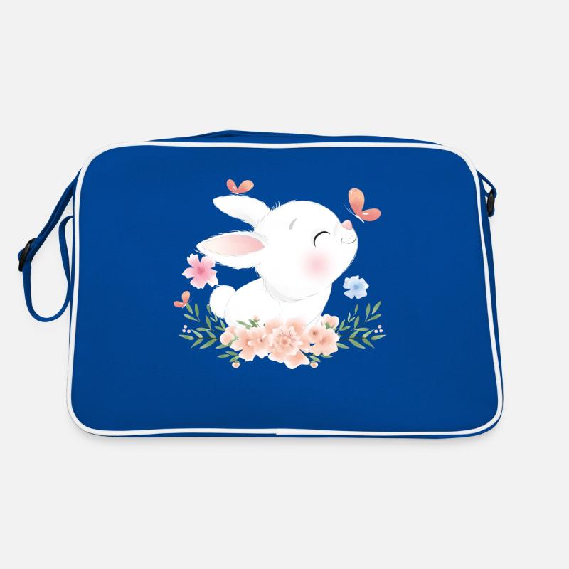 Lapin doux Bébé Sac Retro