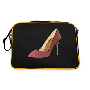 High Heel / Hautes Chaussures - Sac Retro - noir/or - Dos