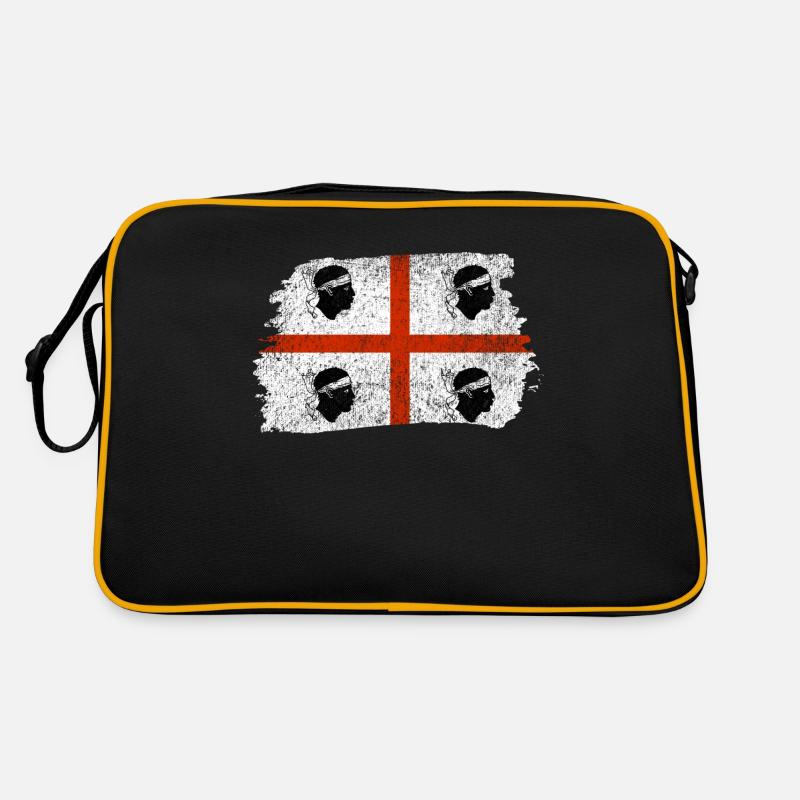 Sardinia - Retro Bag - black/gold