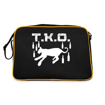 TKO Drunk Predator Passed Out Blackout Coma White - Retro Bag - black/gold - Back
