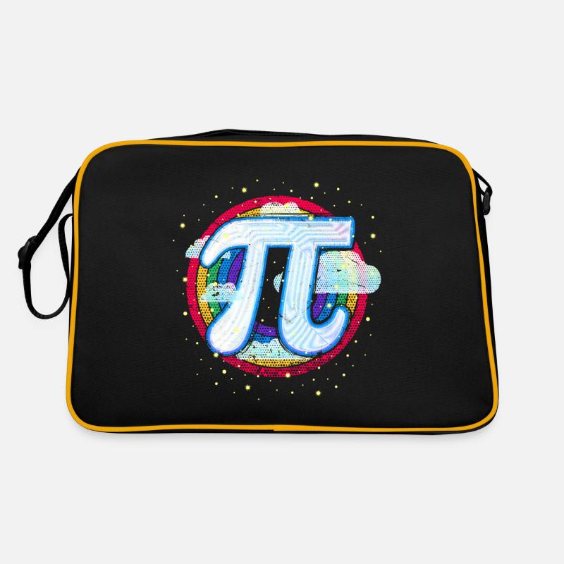 Pi (Regenbogen) Retro Tasche