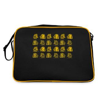 Lion King - Retro Bag - black/gold - Back